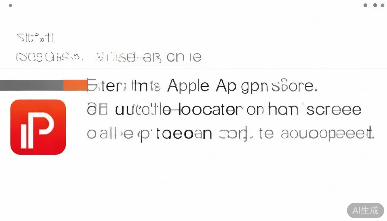 第一步：进入苹果应用商店
在设备主界面找到"Ap